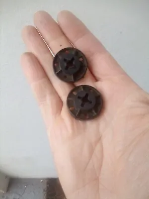 Vintage And Or Rere Tamiya Hornet Grasshopper  Rear Wheel Axle Hubs Used X 2 • £10