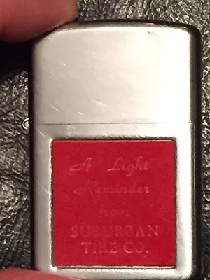 WARREN VINTAGE LIGHTER Suburban Tire Co Advertising • $12.95