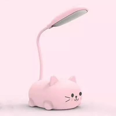 LED Kids Lamp Mini Cat Table Lamp Portable LED Night Light Cute Desk Lamp Fol... • $17.44