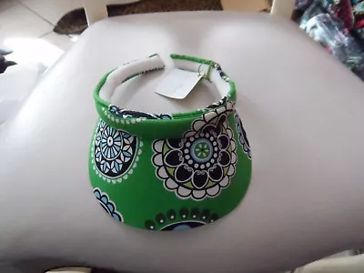 Vera Bradley Golf Tennis Sun Visor In Retired Cupcake Green  • $40