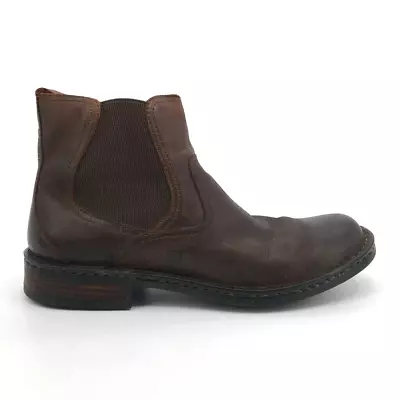 Born Hemlock Chelsea Boots Brown Leather Pull On Stretch Round Toe Mens 10 M 44 • $37.49