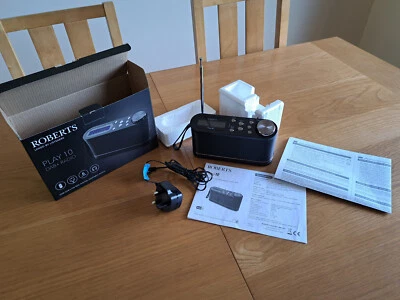 £15 • Buy Roberts Radio PLAY10 DAB Digital With Tuner - Black