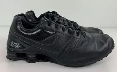 Nike Shox Sneaker Black Men Size 15 Vintage 2011 Running Shoes 317547-007 • $59.96