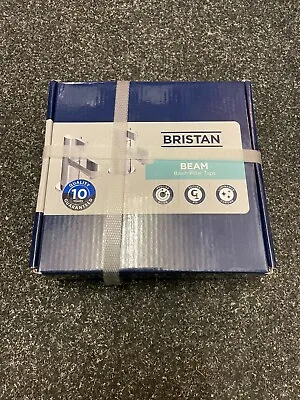 £59.99 • Buy BRISTAN BEAM Chrome Effect Basin Pillar Taps Pair BRAND NEW UK Stock