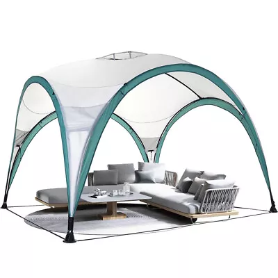 Garden Camping Gazebo Event Shelter Sun Shade Mesh Walls Party Tent Pop-up 3x3m • £155.95