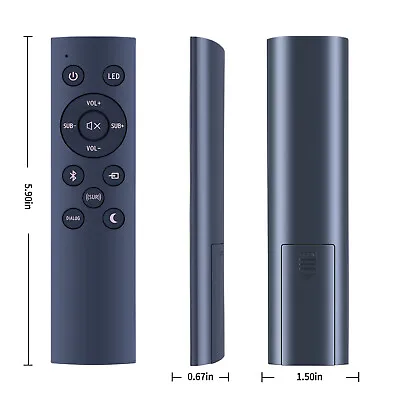 Remote Control For Klipsch 1067744 Soundbar R-4BII R-4B II R-4B2 R-4B 2 • $27.82