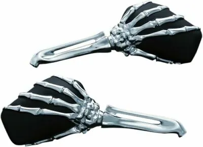 $163.75 • Buy Kuryakyn Chrome Skeleton Hand Mirrors