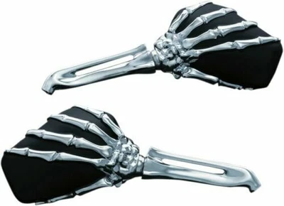 $165.55 • Buy Kuryakyn Chrome Skeleton Hand Mirrors