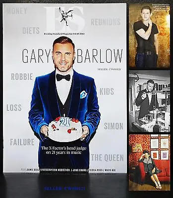 Gary Barlow ( X-factor Take That ) Jamie Bell Jung Chang Es Magazine Oct 2013 • £5