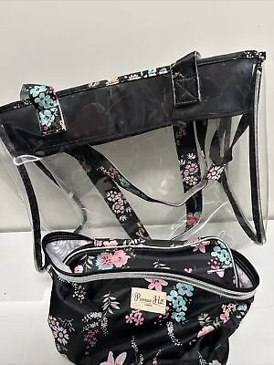 Primrose Hill - Purse & Make Up Bag - See Through Flowers • $24.99