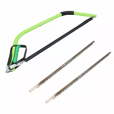 £13.99 • Buy 24  Heavy Duty Bow Saw Wood Logs Trees Branches Finger Guard + 3 Blades