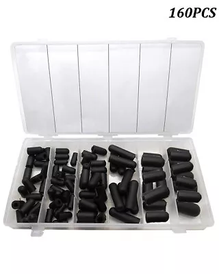 $28.70 • Buy 160x Rubber Carburetor & Vacuum Cap Intake Vacuum Line Assortment Kit Universal