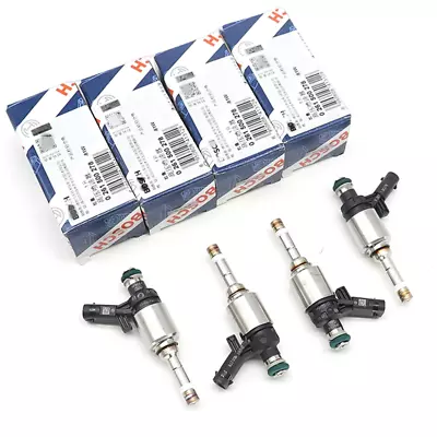 4x Fuel Injectors Nozzles Bosch For VW GTI  Tiguan CC Audi A4 A5 2.0T 06H906036G • $115