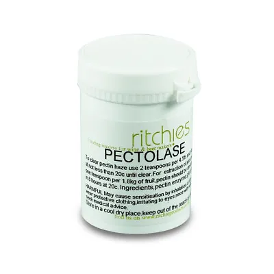 £7.95 • Buy Ritchies Pectin Destroying Enzyme Pectolase Powder - 90g Tub
