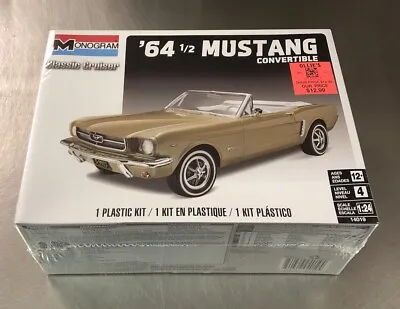 Monogram ‘64 1/2 Mustang Convertible Classic Cruiser Model-kit  1:24 Scale • $19.99