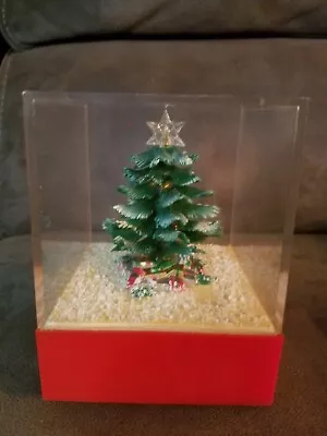 RARE Vintage Revolving Musical Christmas Tree W/Blinking Lights • $225