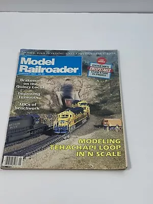Model Railroader Magazine January 1987 • $12.99
