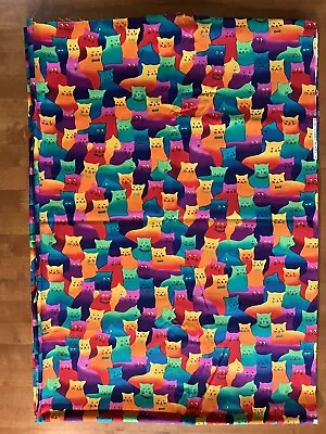 Colorful Cats Vintag By High Fashion Fabrics Inc.  5 Yards 44” Wide Cotton • $75