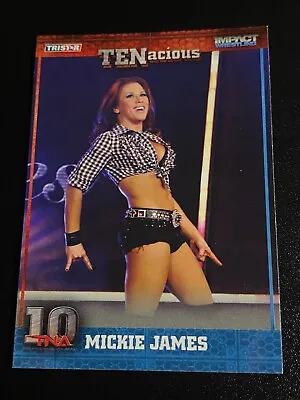 2012 Mickie James TNA Tristar Tenacious #21 Impact Insert Wrestling Card WWE • $3