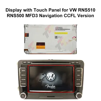 Display With Touch Panel For Skoda VW RNS510 RNS500 MFD3 Navigation CCFL Version • $115