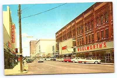 Meridian Mississippi 23rd Ave & 5th Street Downtown Kress Postcard B316 • $5.76