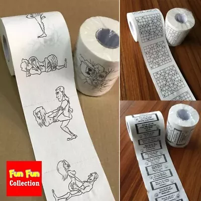 Hot Super Funny Joke Paper Towels Toilet Paper Bulk Rolls Bathroom Tissue 3Ply • $20.90