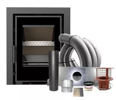 Logburners Chloe C400 Multi-fuel Inset Stove 5KW With Fitting Kit • £1649