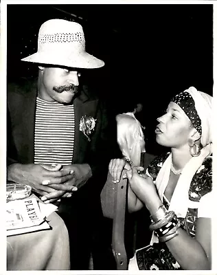 LG5 1976 Orig Photo NTOZAKE SHANGE + MELVIN VAN PEEBLES NEW YORK BOOTH THEATER • $20