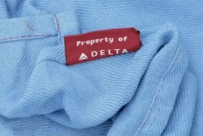 $10.25 • Buy Brand NEW Delta Airlines Logo Lap Blue First Class Blanket, Free Shipping ✈