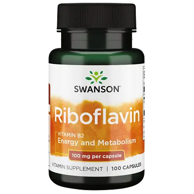 Swanson Vitamin B2 Riboflavin 100 Mg Capsule 100ct • $9.73