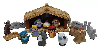Fisher Price Little People Christmas Story Nativity Set Manger Xmas Toys Rare • $152.25