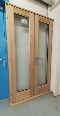 £897 • Buy Wooden Timber Oak Rio French Doors Patio External Glazed 1190x2090mm