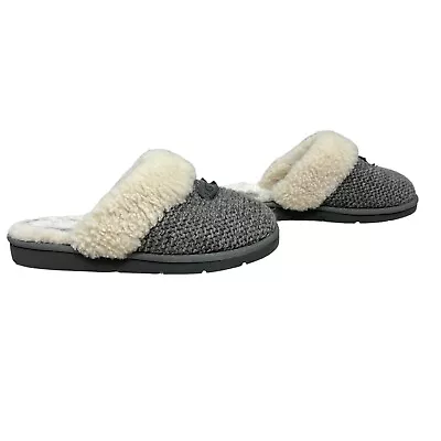 UGG Cozy Knit Sheepskin Fur Women's Slippers Size 9 • $40