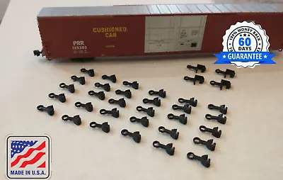 34 N Scale Train Couplers -  30 Hingeless Couplers And 4 Rapido-Style Couplers • $8.99