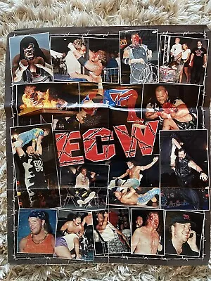 ECW Extreme Championship Wrestling Poster Vintage 2006 WWE 90s Steve Austin TAZ • $189