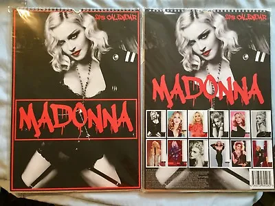 Madonna 2018 Import Large Calendar True Blue Rebel Heart MDNA Blonde Ambition • $28