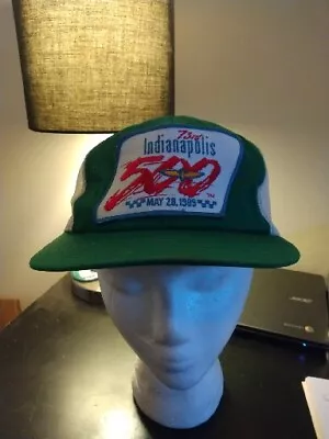 Vintage 1989 Swingster Brand Indianapolis 500 Indy Car Patch Hat Trucker USA • $20.99