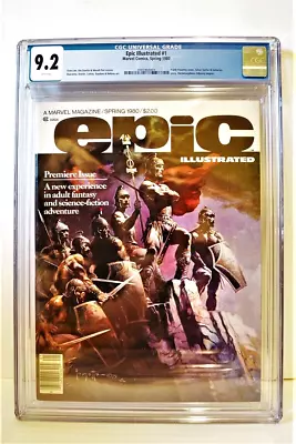 1980 Marvel EPIC ILLUSTRATED #1 Comic Magazine CGC Graded 9.2  • $85