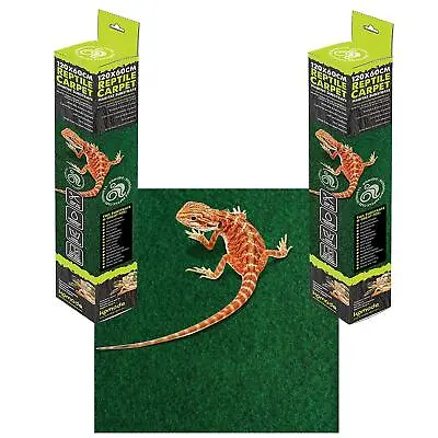 £16.99 • Buy Komodo Reptile Carpet Vivarium Habitat Soft Substrate Easy Clean Cut To Size