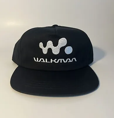 Vintage Sony Walkman Logo Promo Hat 80s Cassette Style Adjustable SnapBack • $22