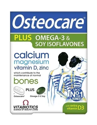 £12.90 • Buy Vitabiotics Osteocare Plus Omega-3 And Soy Isoflavones  84 Tabs/Caps Exp 06/2025
