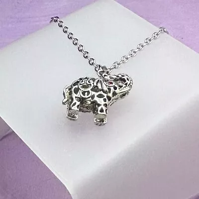 Elephant Pendant Necklace - New With Tags - Cute Fun Unusual - Original Design • £3.99