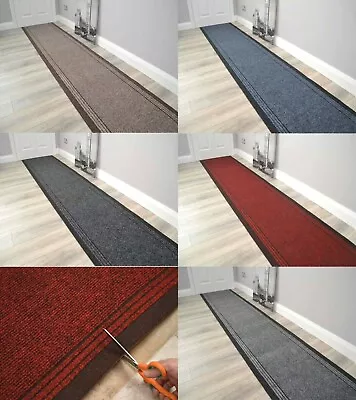 Very Long Hallway Rug Heavy Duty Hall Runner Non Slip Rubber Back ANY Length  • £26