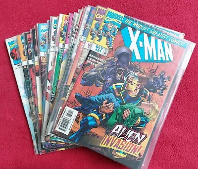 X Man Marvel Comics Job Lot Of 18 Comics • £15