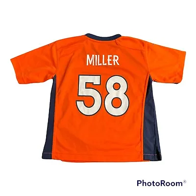 Nike On Field Denver Broncos NFL Von Miller Orange Football Jersey Youth Large • $24.99