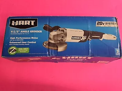HART 20-Volt Cordless 4 1/2-inch Angle Grinder (Battery Not Included)  New Open • $48.95
