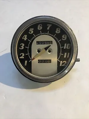 Vintage HARLEY DAVIDSON(?) 2 To 1 Ratio Motorcycle Speedometer - NICE! • $49.99