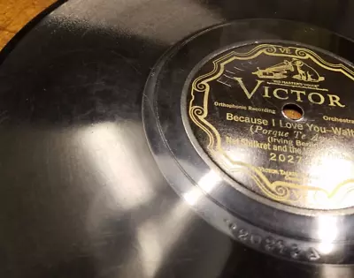 78RPM Victor Nat Shilkret Because I Love You / Spitalny - Just A Little Longer V • $8.95