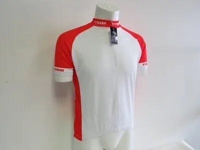 Verge Men's Medium Short Sleeve Cycling Jersey Red/White • $9.60