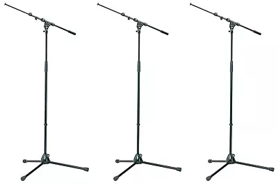 3-Pack! NEW K&M 21090B 210/9 Mic Stand & Boom Konig & Meyer! • $305.97